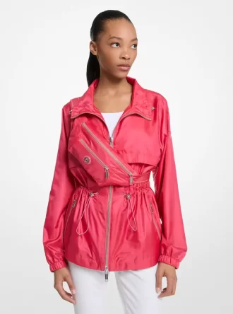 2-in-1 Faltbarer Ciré Anorak und Sling Pack