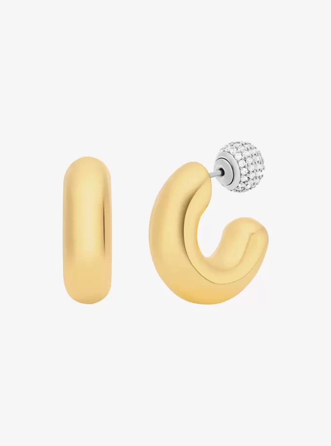 2-in-1 Pavé-Creolen zum Umwandeln