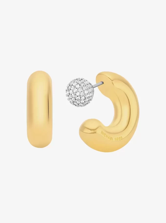 2-in-1 Pavé-Creolen zum Umwandeln