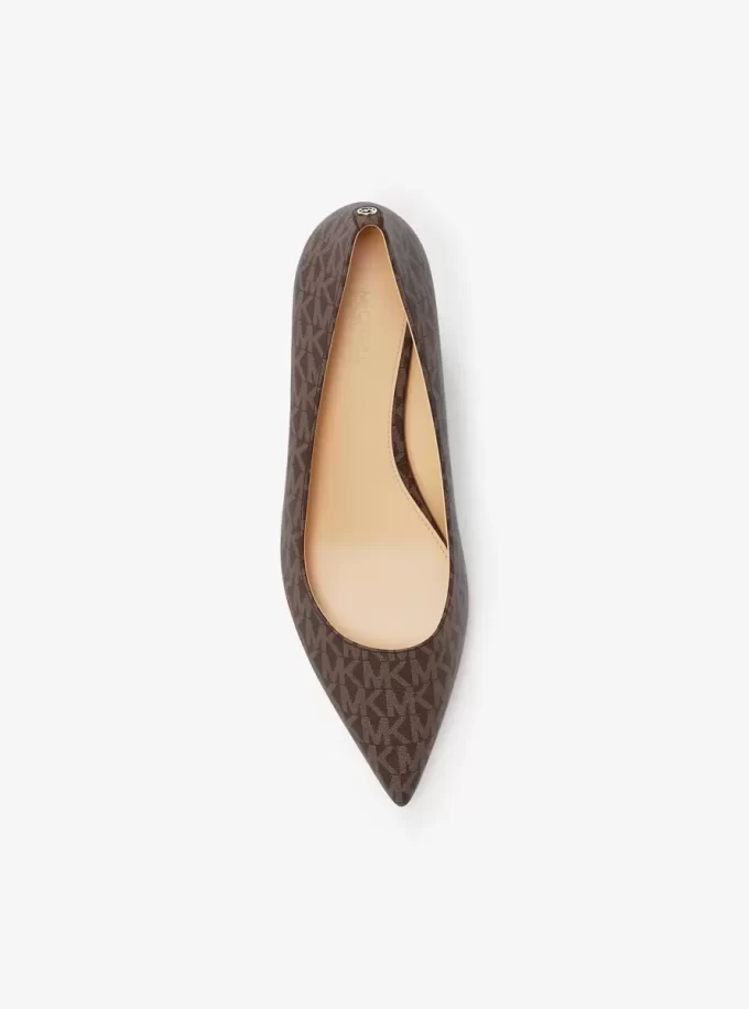 Alina Flex Pumps mit Kitten-Heel und Signature-Logo