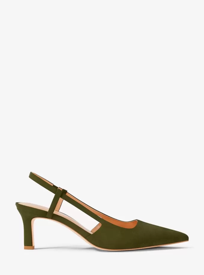 Alora Wildleder-Slingback-Pumps