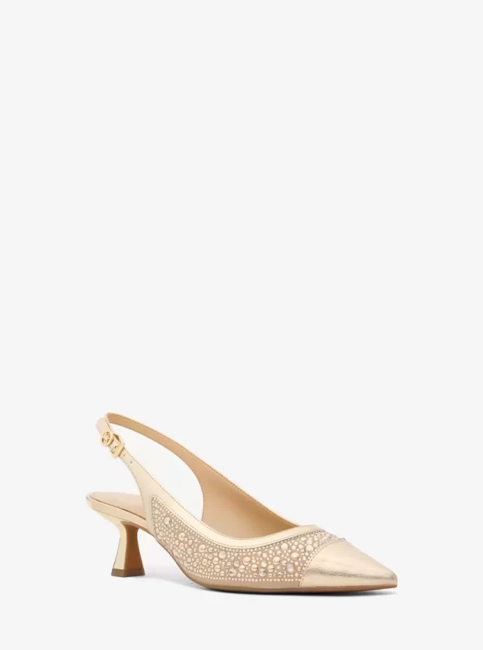Amali verzierte Metallic-Pumps Amali verzierte Metallic-Pumps