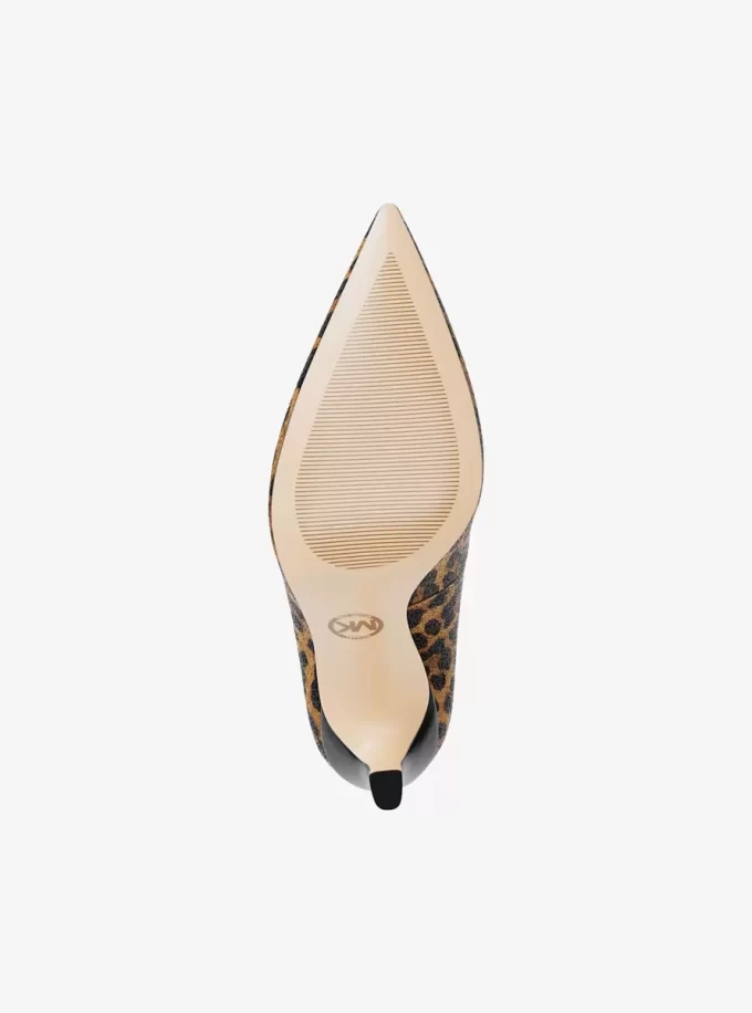Amara Leopard Print Kalbsfell Pumps