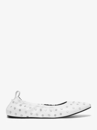 Amy Ballerinas aus Leder mit Nieten