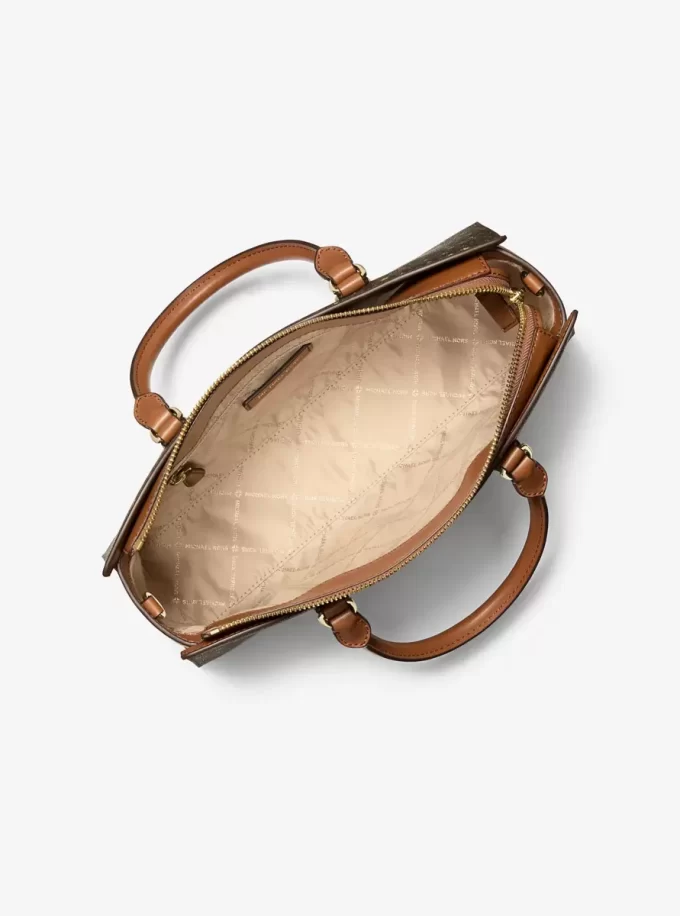 Arden Medium Schultertasche mit bedrucktem Logo