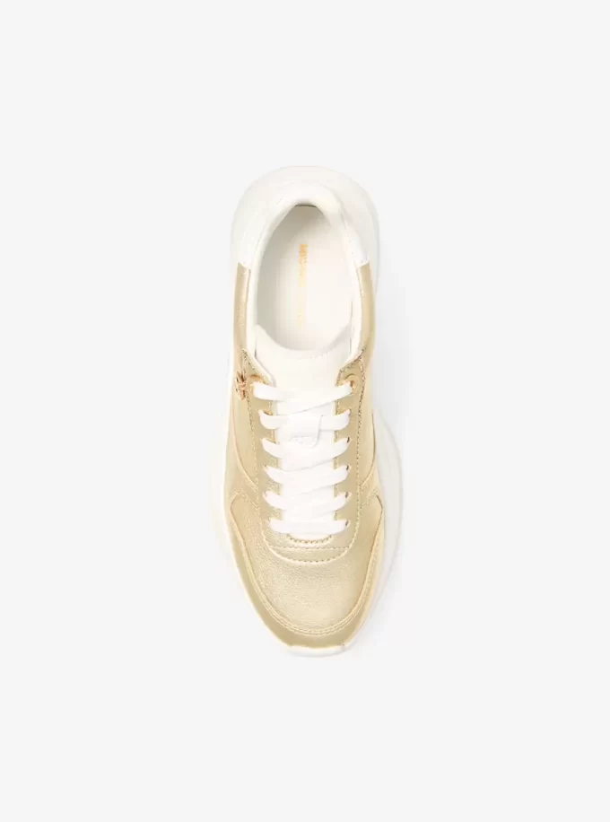 Arla Metallic Leder-Sneaker