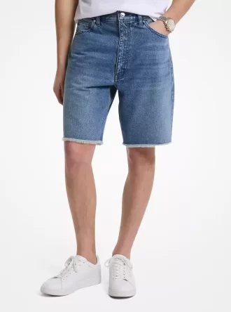 Ausgefranste Jeansshorts