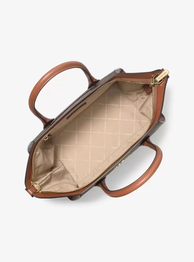 Avril Große Handtasche mit charakteristischem Logo Avril Große Handtasche mit charakteristischem Logo