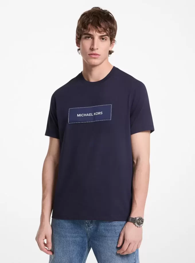 Baumwoll-T-Shirt mit Logo