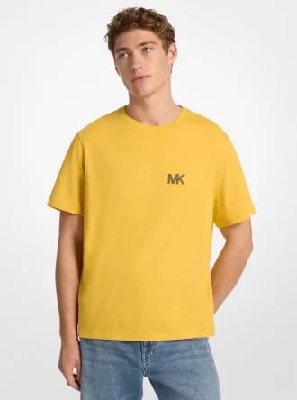 Baumwoll-T-Shirt mit Logo