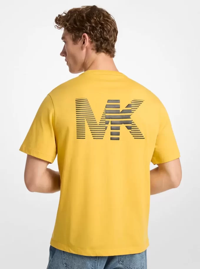 Baumwoll-T-Shirt mit Logo