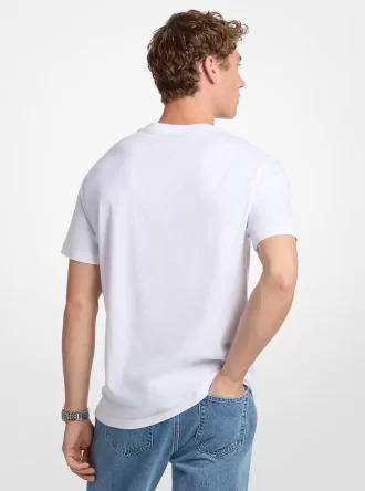 Bedrucktes Baumwoll-T-Shirt