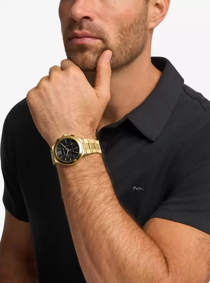 Übergroße Billie-Uhr in Goldoptik Übergroße Billie-Uhr in Goldoptik