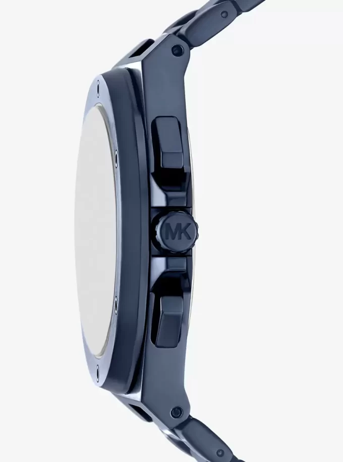 Übergroße Lennox-Uhr in Blau