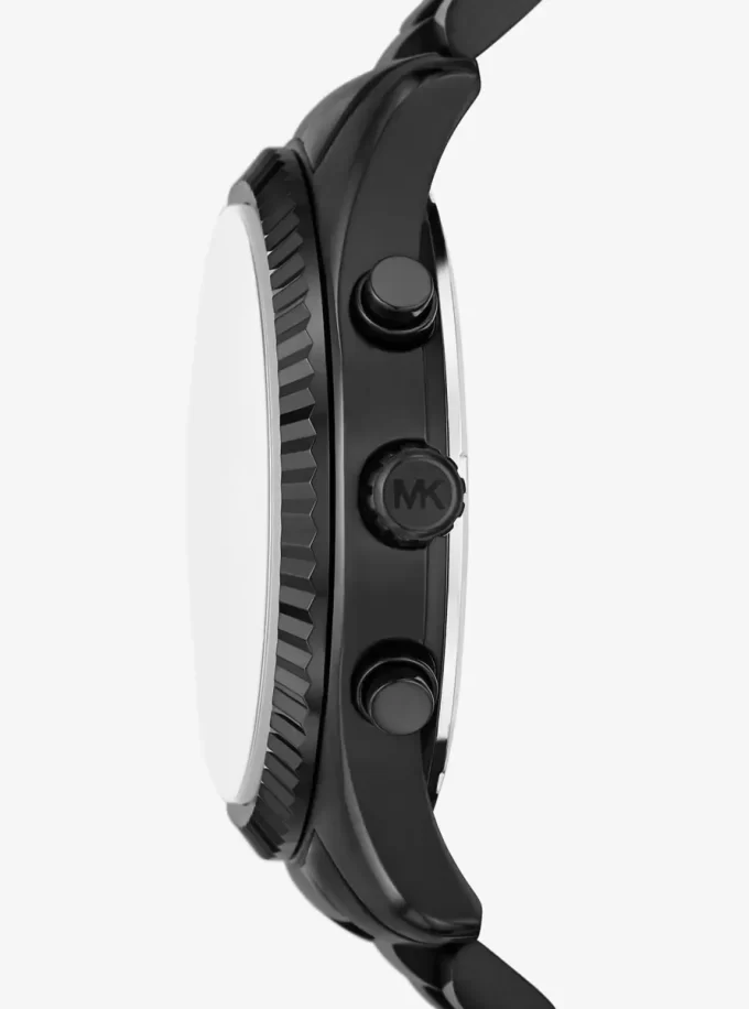 Übergroße Lexington-Uhr in Schwarz