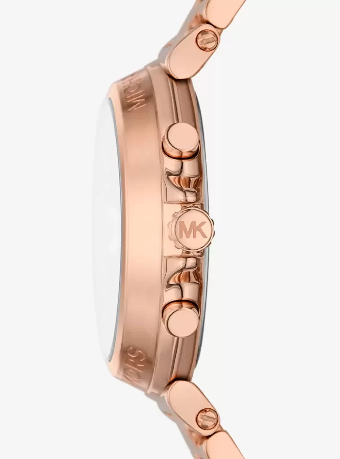 Übergroße Maren-Uhr in Roségold-Optik