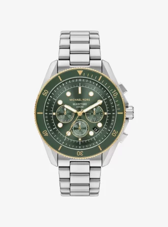 Übergroße maritime Zweifarbenuhr