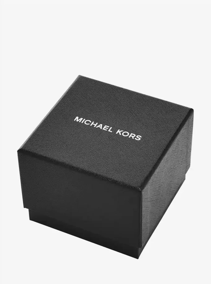 Übergroßes Callum Uhren- und Schmuckset in Gunmetal-Optik