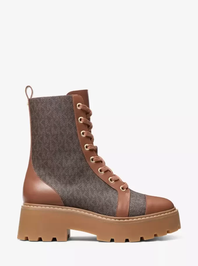 Blake Signature Logo und Lederstiefel