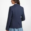 Blazer aus Stretch-Wollmischgewebe