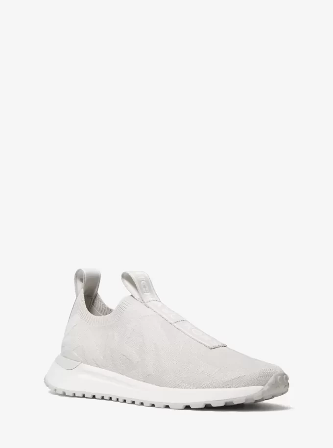 Bodie Logo Embossed Stretch Knit Slip-On Sneaker