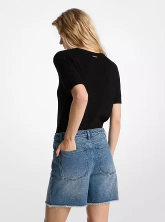 Boyfriend-Denim-Shorts