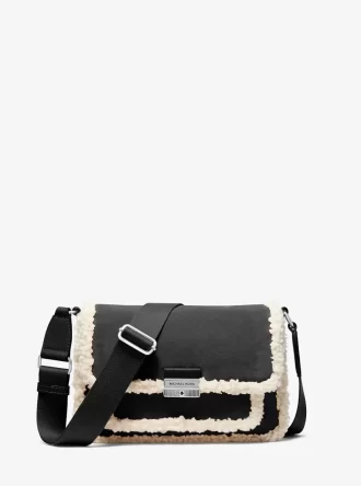 Bradshaw Umhängetasche aus mittelgroßem Wildleder und Kunstfell