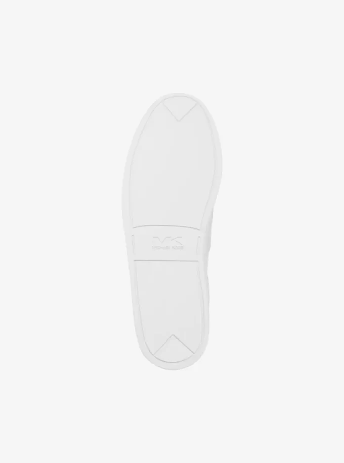 Brady Signature Logo und Leder-Sneaker