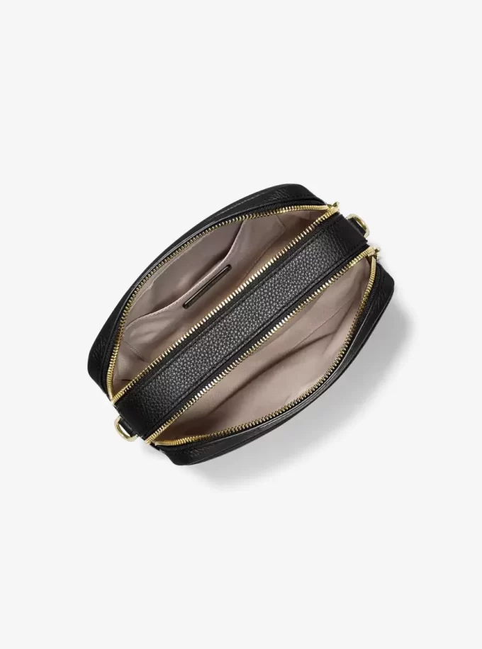 Bryant Medium Umhängetasche aus genarbtem Leder für Kameras