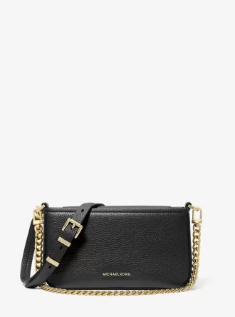 Bryant Small Genared Leather Convertible Pochette