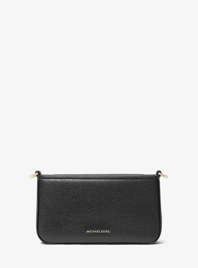 Bryant Small Genared Leather Convertible Pochette