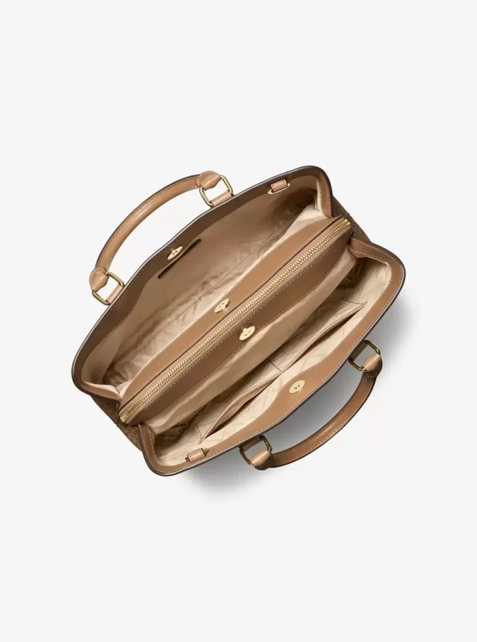 Camille Große Handtasche mit charakteristischem Logo