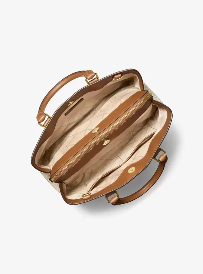 Camille Große Handtasche mit charakteristischem Logo