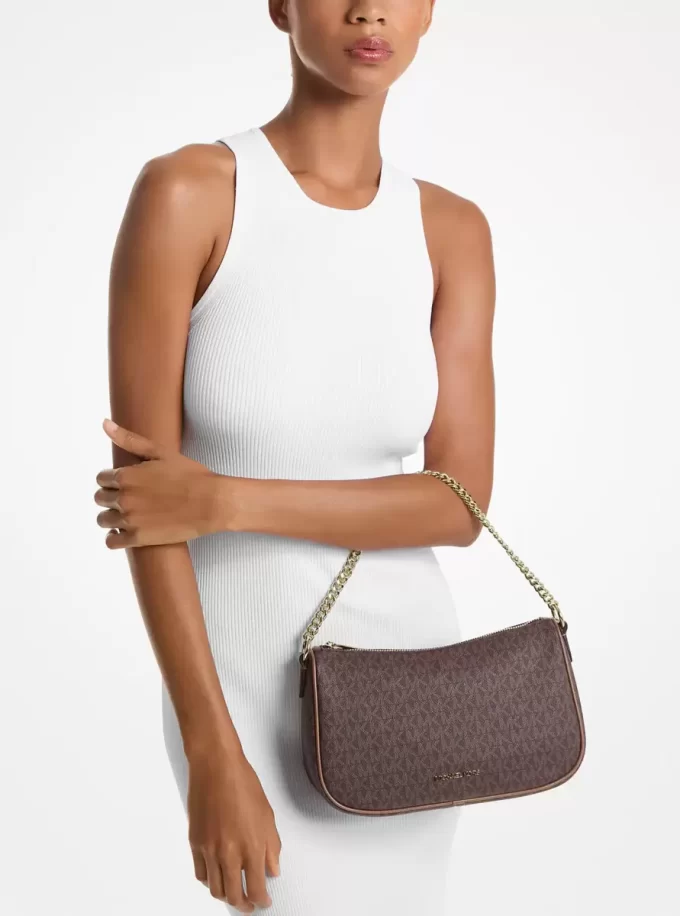 Carmela Medium Signature Logo Convertible Crossbody Bag Carmela Medium Signature Logo Convertible Crossbody Bag