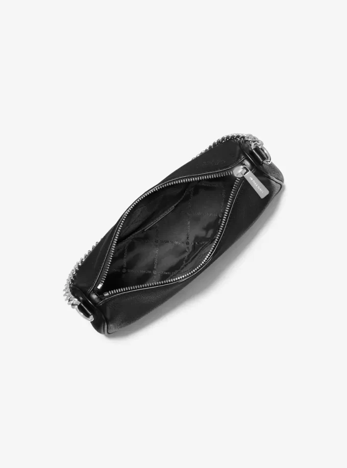 Carmela Medium Umhängetasche aus genarbtem Leder Carmela Medium Umhängetasche aus genarbtem Leder