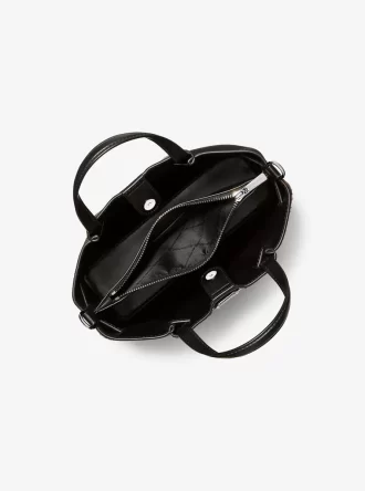 Carson Kleine Handtasche aus Kalbsfell mit Leopardenmuster