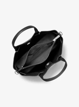 Carson Medium Umhängetasche mit Krokodilprägung