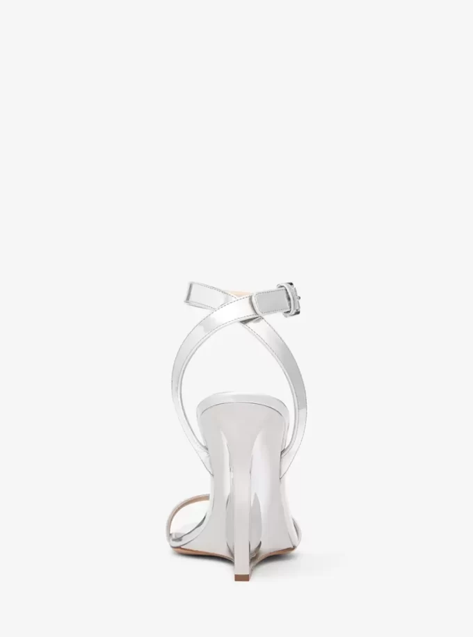 Claudia Specchio Keilsandalette aus Leder