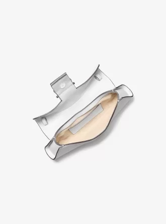 Colby Kleine Leder-Clutch, wandelbar