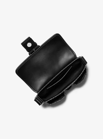 Colby Medium MK2000 Logo Jacquard Schultertasche