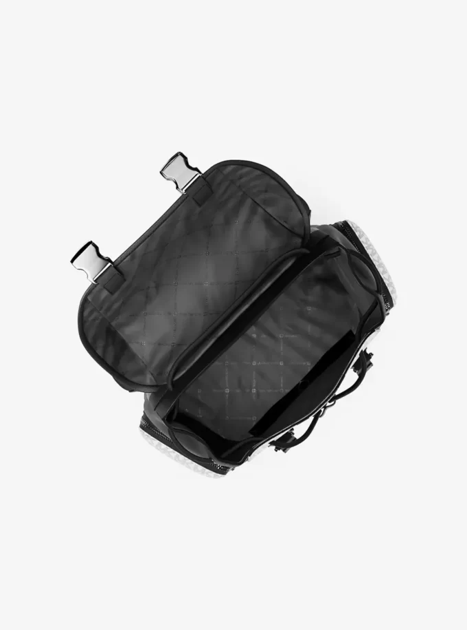 Cooper Rucksack mit Metallic-Streifen und charakteristischem Logo