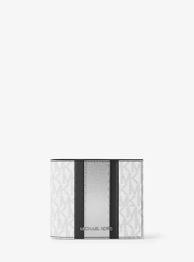 Cooper Signature Logo und Metallic Stripe Geldbörse Cooper Signature Logo und Metallic Stripe Geldbörse