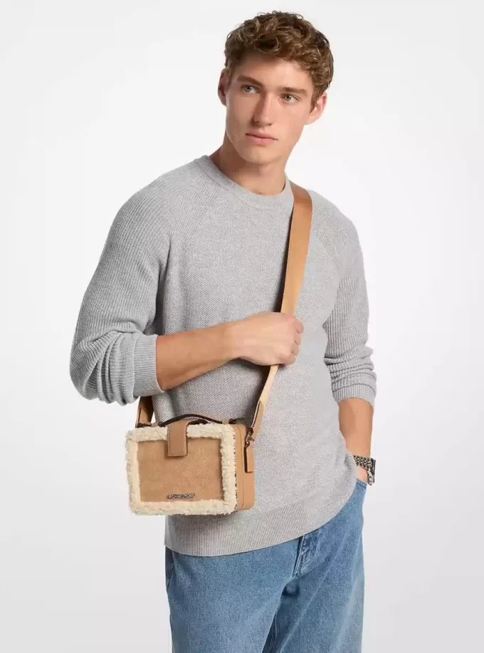 Cooper Suede and Sherpa Crossbody Bag Cooper Suede and Sherpa Crossbody Bag