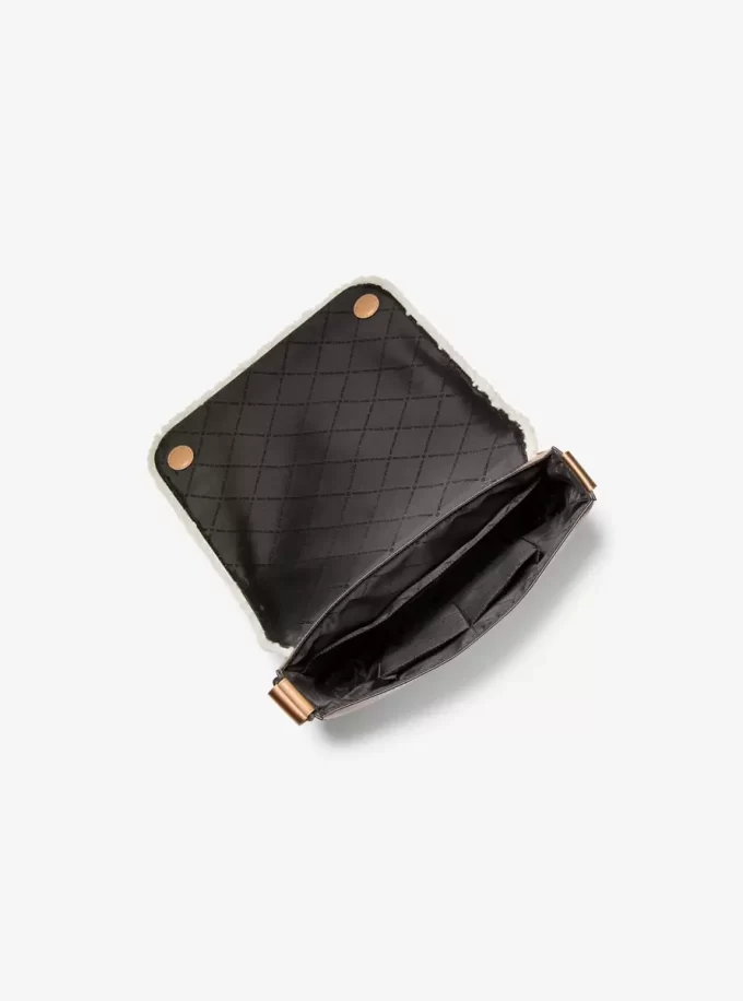 Cooper Suede und Sherpa Messenger Bag Cooper Suede und Sherpa Messenger Bag