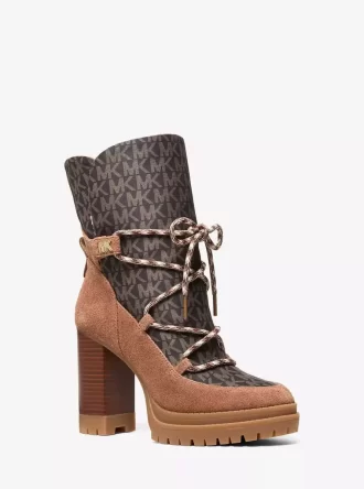 Culver Mixed-Media Plattform Boot