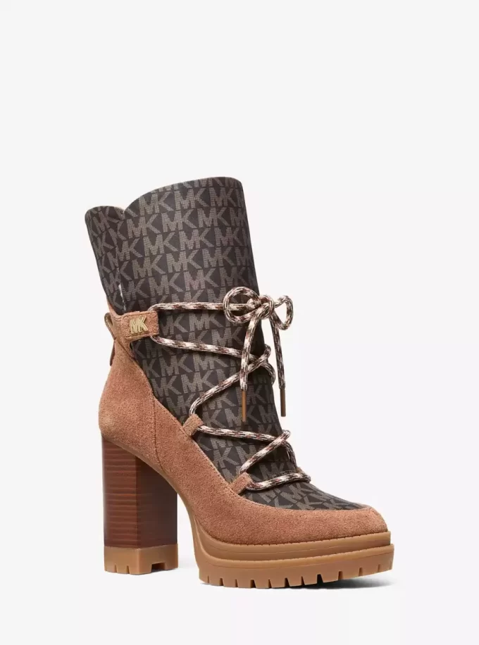 Culver Mixed-Media Plattform Boot