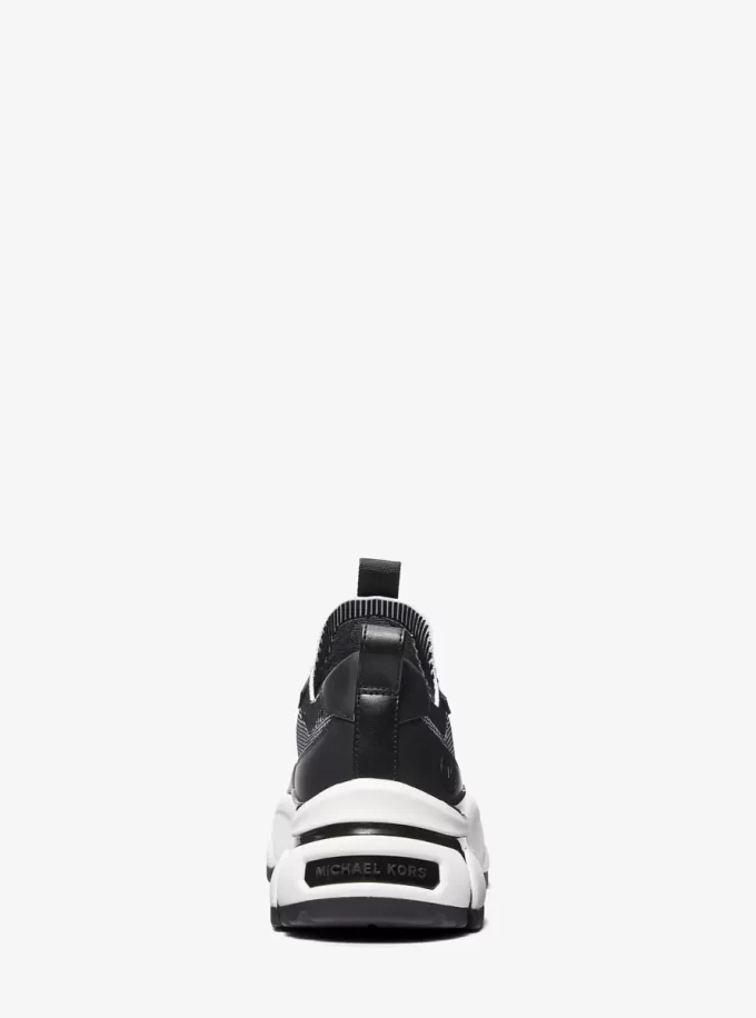 Darius Zweifarbiger Stretch-Stricktrainer Darius Zweifarbiger Stretch-Stricktrainer