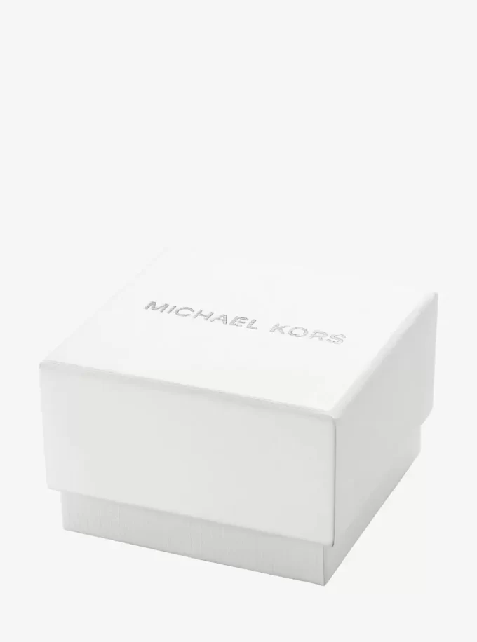 Darrington Pavé Silberfarbene Ringuhr