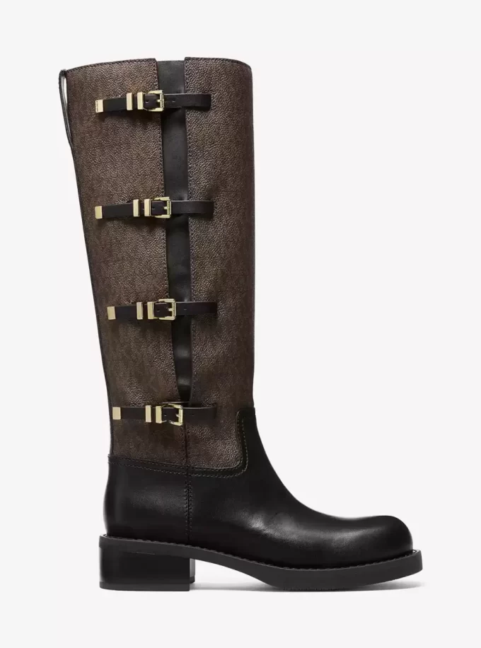 Darrington Signature Logo und Lederstiefel