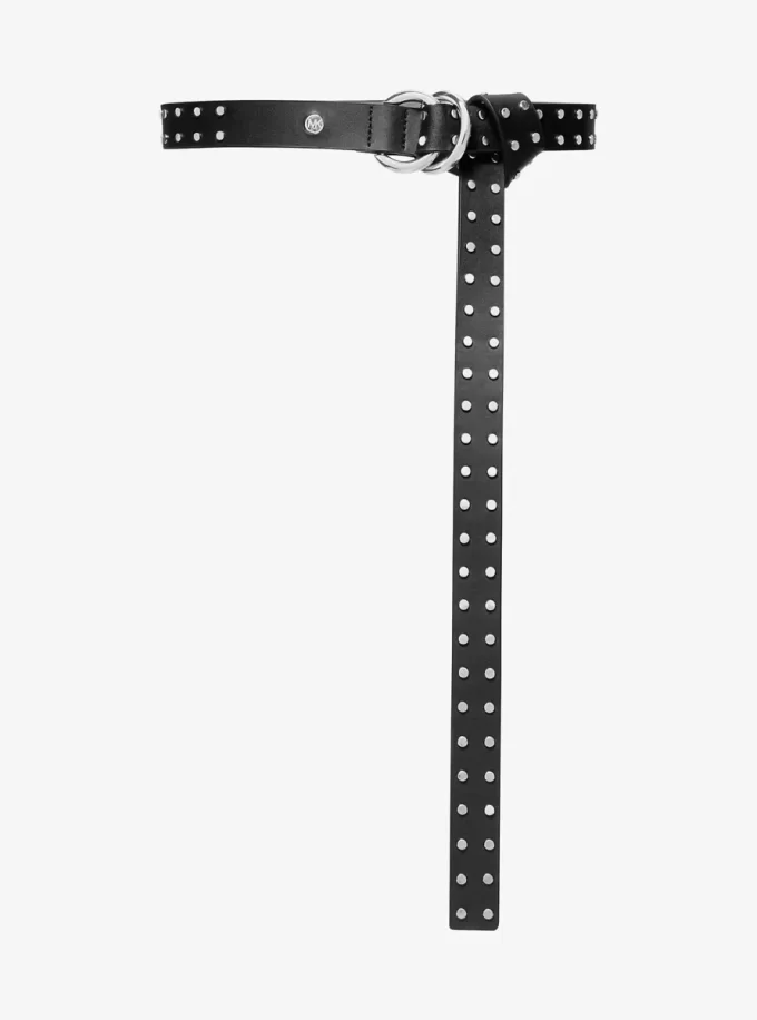 Doppelring-Gürtel mit Nieten